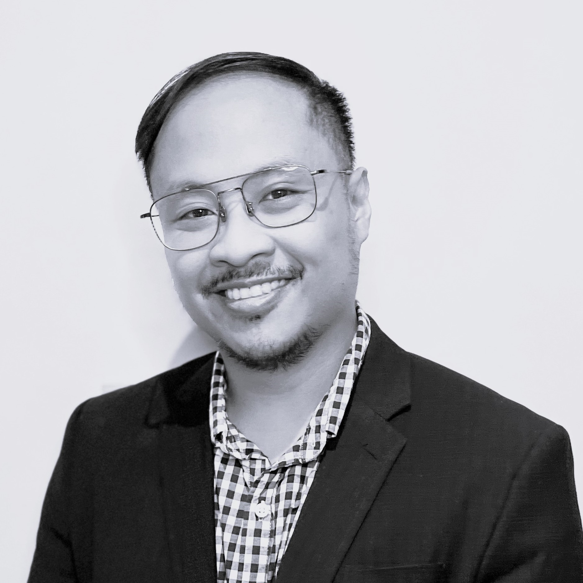 JG Headshot BW Head Shoulders